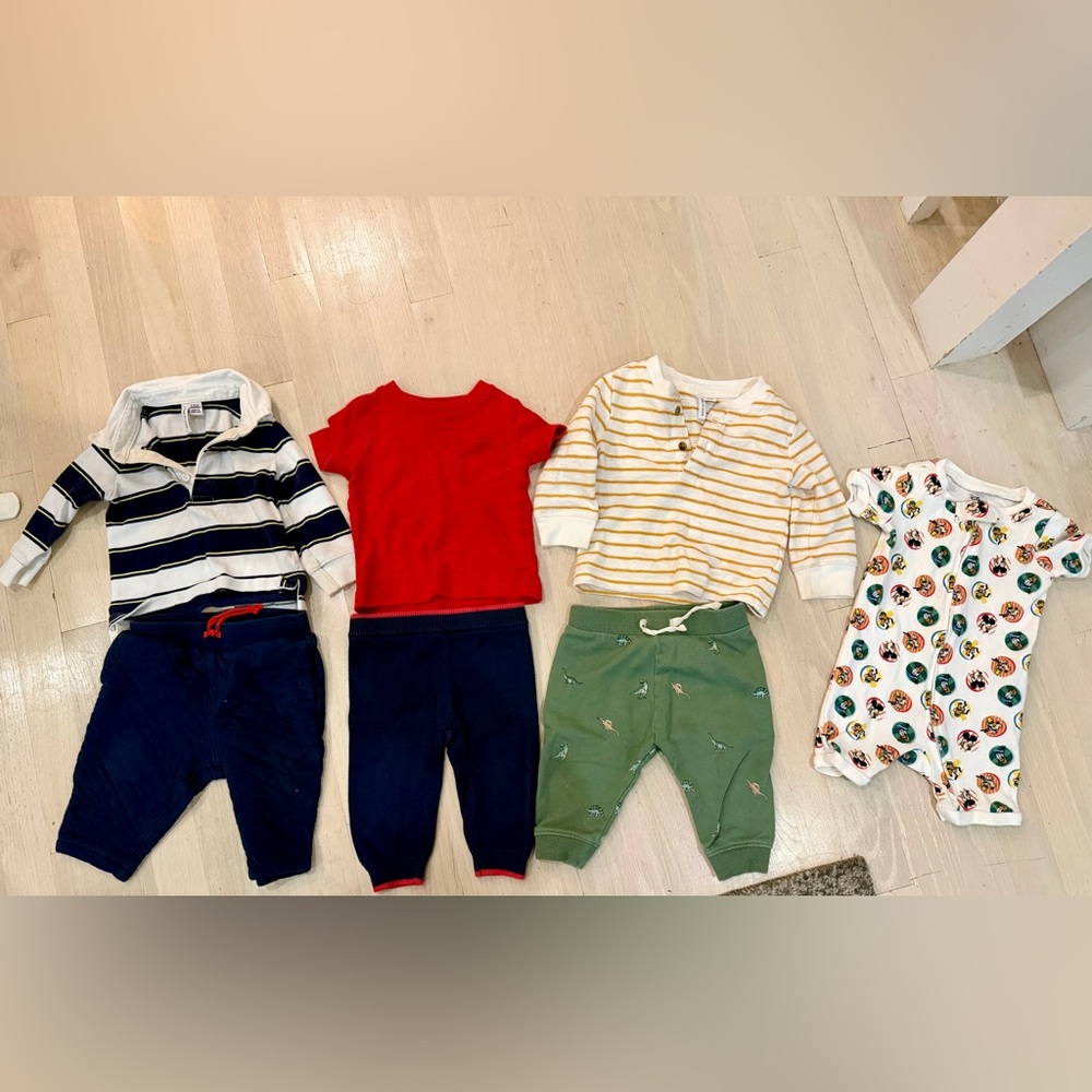 Janie & Jack boy leaning 6 month bundle